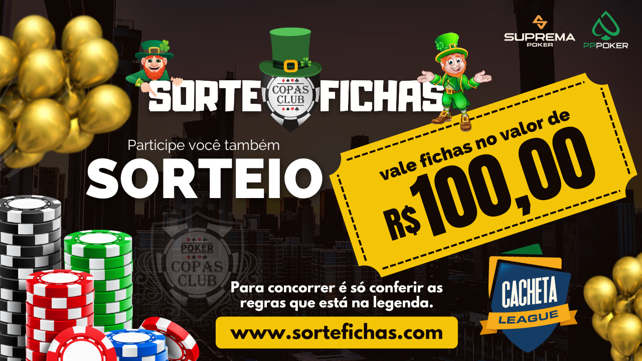 VALE R$100 Fichas